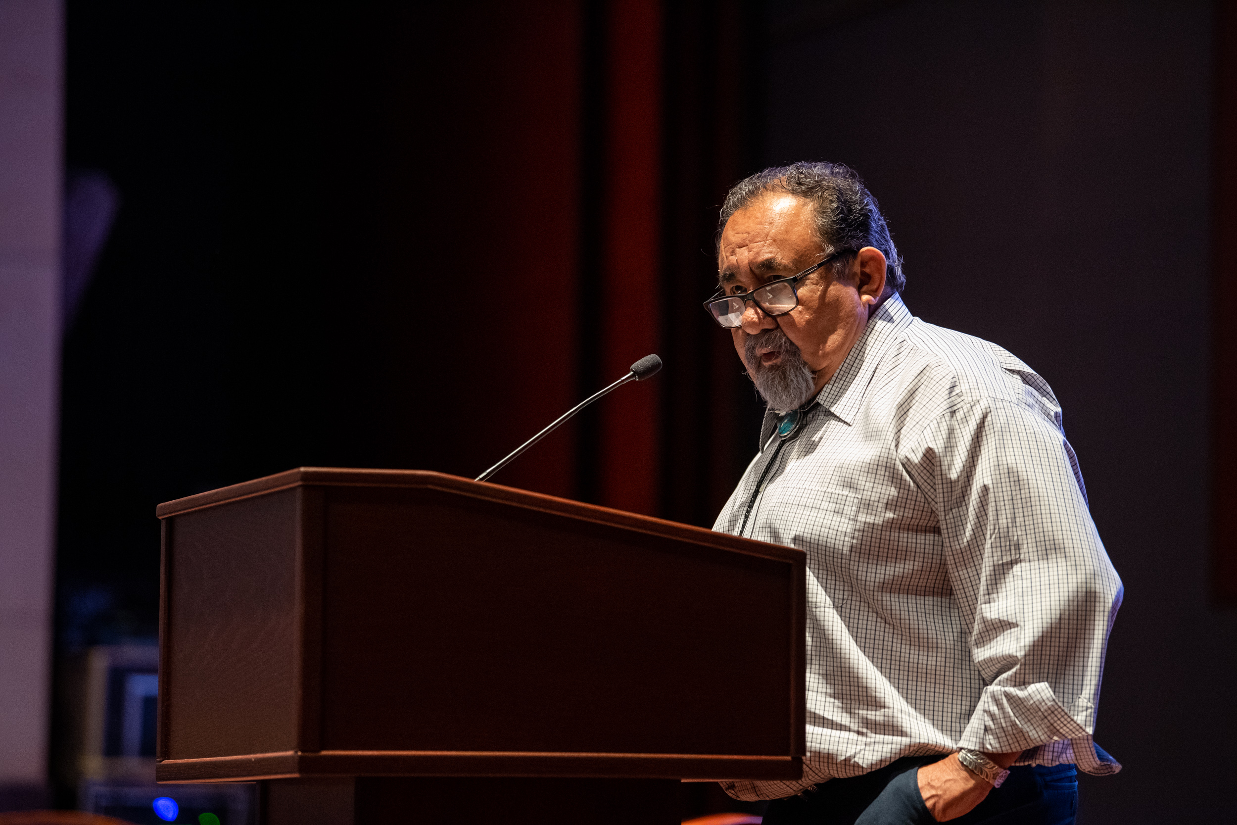 Chair Raul M. Grijalva addresses community leaders at the Environmental Justice Convening on June 26, 2019