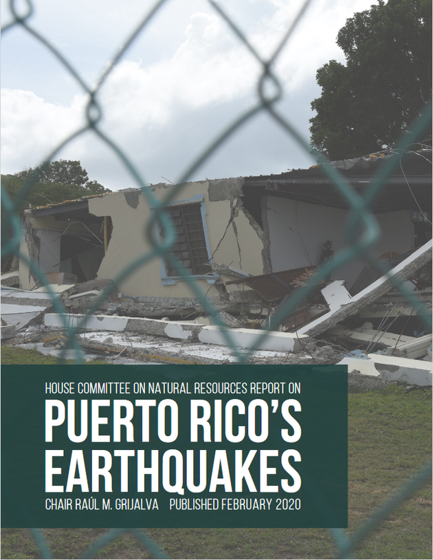 Puerto Rico Earthquakes Report (February 2020)