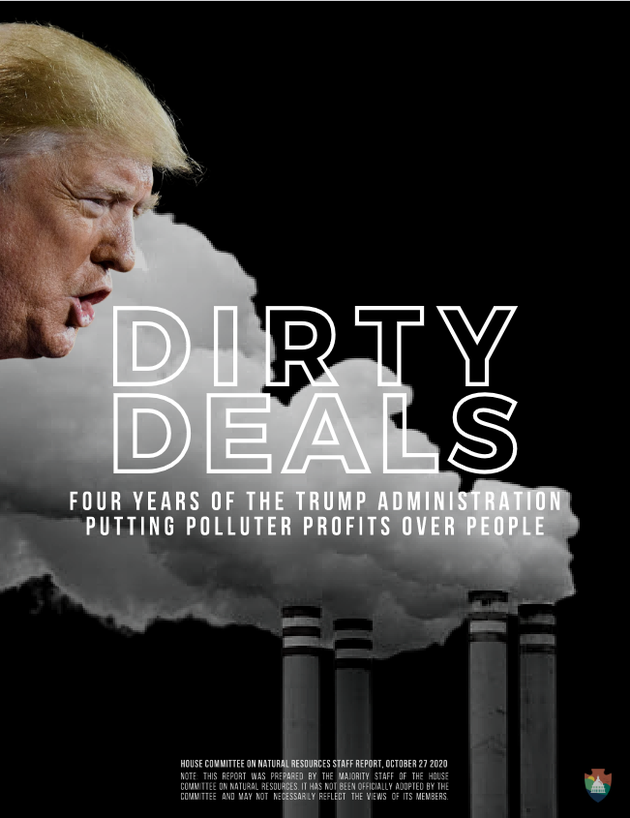Dirty Deals: Four Years of the Trump Administration Putting Polluter Profits Over People (October 2020)