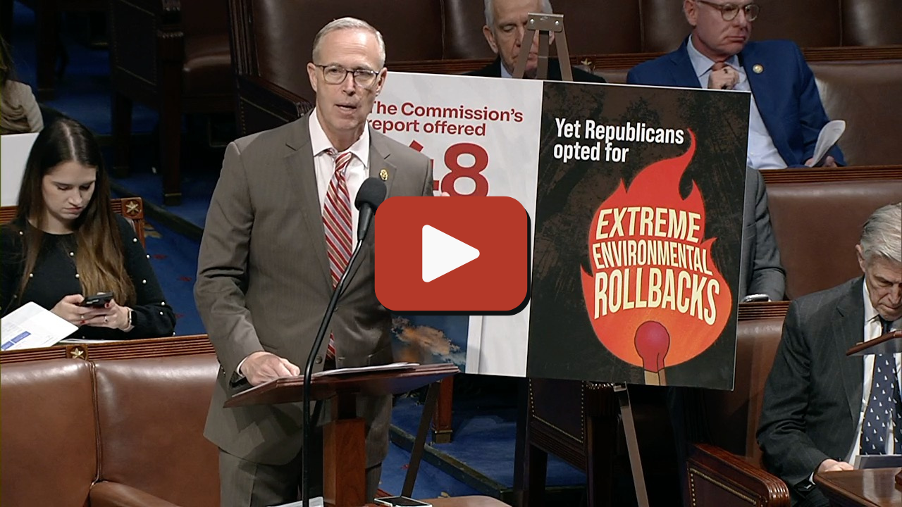 Ranking Member Huffman Calls Out Republican Ploy to Gut Environmental Protections, Ignorin